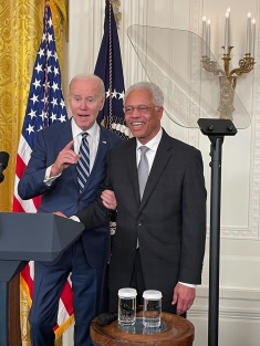 President Biden and Theodore Blunt