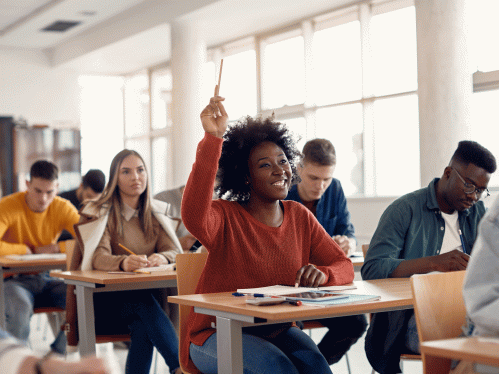 Students in classroom