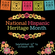 Hispanic Heritage Month graphic